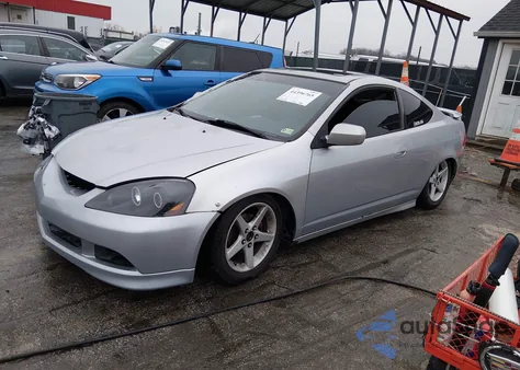 2004 Acura Rsx z USA, uszkodzony, nr VIN JH4DC538X4S017792